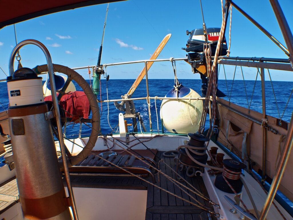 Aries Windsteueranlage im Einsatz